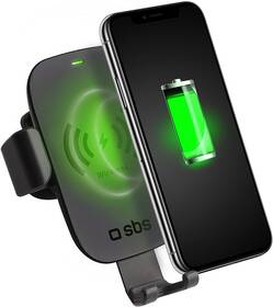 Držiak do auta SBS Gravity s bezdrôtovým nabíjaním, 10 W, Qi čierny

 obrázok produktu 1 z 3