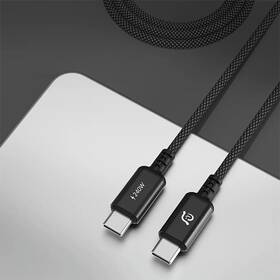 Kábel ADAM Elements CASA P200 USB-C/USB-C 240W, 2 m čierny

 obrázok produktu 1 z 2