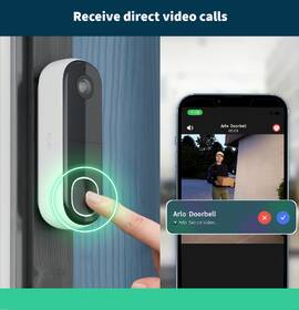 IP kamera Arlo Essential + videozvonček (Gen.2) biela

 obrázok produktu 1 z 7