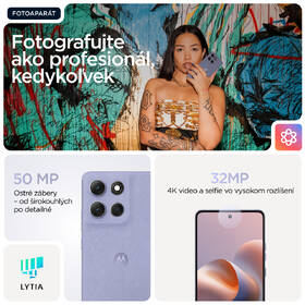 Mobilný telefón Motorola Moto G86 Power 5G 12 GB / 256 GB fialový

 obrázok produktu 5 z 20