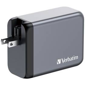 Cestovný adaptér Verbatim GNC-200 GaN, 200W, 3x USB-C PD, 1x USB QC sivý

 obrázok produktu 2 z 4