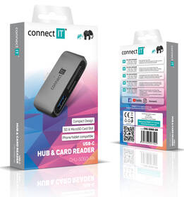 Čítačka pamäťových kariet Connect IT CompactPRO + USB hub 

 obrázok produktu 7 z 7