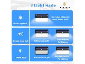 Nástenné svietidlo Viking M328SET, solárne, PIR (2 ks) čierne

 obrázok produktu 2 z 3
