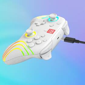 Gamepad Turtle Beach Afterglow Wave Wireless RGB, NS2 biely

 obrázok produktu 3 z 10