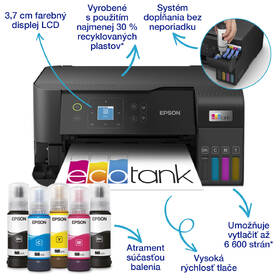 Tlačiareň multifunkčná Epson EcoTank L3560 čierna

 obrázok produktu 3 z 18