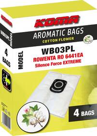 Vrecká pre vysávače Koma WB03PL AROMA COTTON (4 ks) 

 obrázok produktu 6 z 8