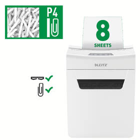 Skartovač Leitz IQ Protect 8X P4 

 obrázok produktu 4 z 10