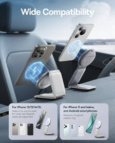 Držiak na mobil Baseus PrimeTrip C02 s Qi2 biely

 obrázok produktu 15 z 17