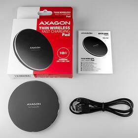Bezdrôtová nabíjačka Axagon Qi 10W 2A čierna

 obrázok produktu 2 z 2