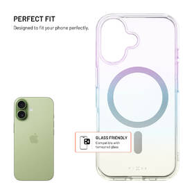 Kryt na mobil FIXED MagRainbow s MagSafe na Apple iPhone 16 priehľadný

 obrázok produktu 1 z 6
