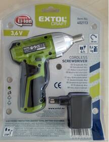 Aku skrutkovač Extol Craft 402114 (s batériou) 

 obrázok produktu 10 z 10