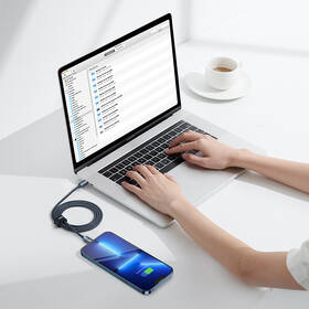 Kábel Baseus Crystal Shine Series USB-C/Lightning 20W 1,2m čierny

 obrázok produktu 6 z 10