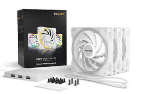 Ventilátor be quiet! Light Wings PWM high-speed 120mm (3 ks) biely

 obrázok produktu 5 z 5