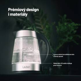Rýchlovarná kanvica Lauben Glass Electric Kettle 17GG sklo

 obrázok produktu 6 z 10