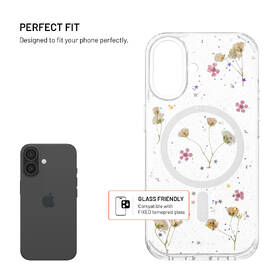 Kryt na mobil FIXED MagBloom s MagSafe na Apple iPhone 16 priehľadný

 obrázok produktu 1 z 8