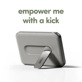 Powerbank PanzerGlass empower Qi2 5000 mAh, MagSafe, KickStand sivý

 obrázok produktu 4 z 5