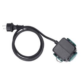 Kábel predlžovací Solight kocka, 3 zásuvky IP44, 3 x 1mm2, kábel guma H05RR-F, 5 m čierny

 obrázok produktu 4 z 6