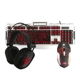 Klávesnica s myšou Marvo CM303 + headset, CZ/SK strieborná

 obrázok produktu 2 z 2