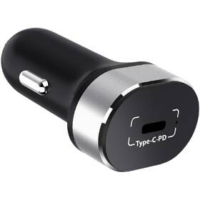 Adaptér do auta WG USB-C PD 20W + Lightning kabel 1m čierny

 obrázok produktu 1 z 3