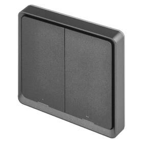 Vypínač EMOS GoSmart IP-2002ZB, ZigBee 3.0, 2-tlačidlový sivý

 obrázok produktu 1 z 8