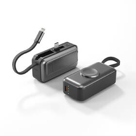 Powerbank Spello by Epico ForcePack Mini 2in1 5000mAh, s nabíjením hodinek a stojánkem SP09 sivá

 obrázok produktu 1 z 4