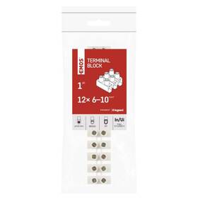 Svorkovnice EMOS ŠROUB. 12 PRV. 6–10MM2 57A/450V 1KS biela

 obrázok produktu 3 z 5