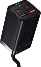 Nabíjačka do siete Baseus GaN3 Pro 65W, 2xUSB, 2xUSB-C čierna

 obrázok produktu 1 z 4