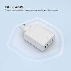 Nabíjačka do siete FIXED GaN, 3xUSB-C, 1xUSB-A, PD 3.0, 120W biela

 obrázok produktu 7 z 11