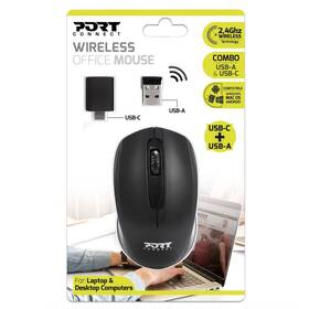 Myš PORT CONNECT Wireless Office čierna

 obrázok produktu 5 z 5