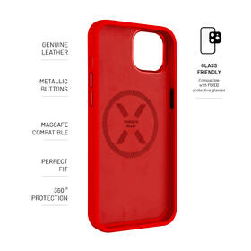 Kryt na mobil FIXED MagFlow s podporou MagSafe na Apple iPhone 15 červený

 obrázok produktu 2 z 2