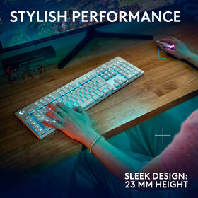 Klávesnica Logitech G915 X Lightspeed Wireless, US layout biela

 obrázok produktu 7 z 11