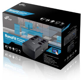 Záložný zdroj FSP NanoFit 600, 600VA/360 W, 2xUSB power, LED, offline čierny

 obrázok produktu 2 z 4