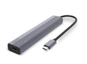 USB Hub Spello by Epico USB-C Slim 7v1 strieborný

 obrázok produktu 1 z 4