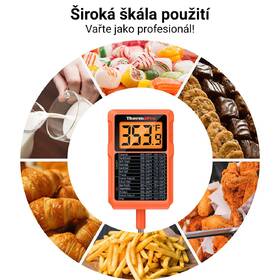 Teplomer do mäsa ThermoPro TP-510 oranžový

 obrázok produktu 4 z 8