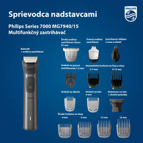 Zastrihávač multifunkčný Philips MG7940/15 sivý

 obrázok produktu 7 z 7