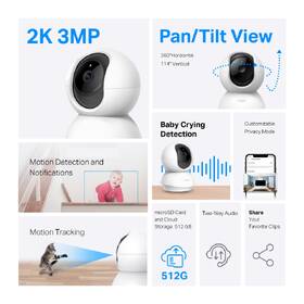 IP kamera TP-Link Tapo TC71 biela

 obrázok produktu 1 z 6