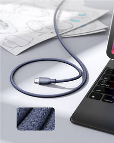 Kábel Voltme Powerlink Rugg Series USB-C/USB-C, CTC 3A/60W 1m modrý

 obrázok produktu 2 z 2