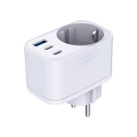 Nabíjačka do siete 3mk Comfort GaN 2xUSB-C/USB-A 30W biela

 obrázok produktu 2 z 9