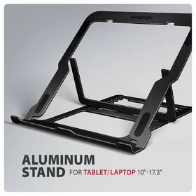 Stojan Axagon STND-LAB 10"-17.3" čierny

 obrázok produktu 2 z 8