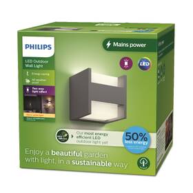 Nástenné svietidlo Philips Arbour 2, 2700 K 

 obrázok produktu 5 z 5