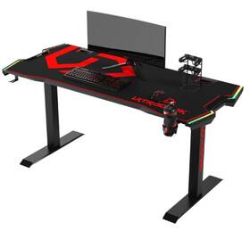 Herný stôl ULTRADESK Force čierne/červené

 obrázok produktu 5 z 11