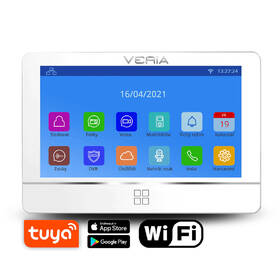 Dverný videotelefón VERIA 8277B-W + vstupná stanica VERIA 831 biely

 obrázok produktu 1 z 3