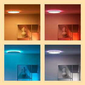 LED stropné svietidlo WiZ Rune Ceiling 21W, RGB čierne

 obrázok produktu 7 z 10