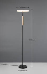 Stojacia lampa TRIO CELESTE, LED hnedá

 obrázok produktu 8 z 8