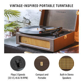 Gramofón Crosley Voyager BT hnedý

 obrázok produktu 9 z 11