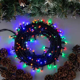 Vianočné osvetlenie ColorWay vnútorné, 100 LED, USB, 10m, viacfarebné 

 obrázok produktu 4 z 18
