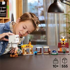 Stavebnica LEGO® Minecraft®  21273 Balón v podobě ďasa a útok na vesnici 

 obrázok produktu 8 z 9