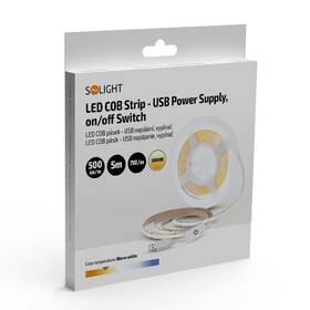 LED pásik Solight WM62-WW, COB pásek, 5m čierny

 obrázok produktu 4 z 4