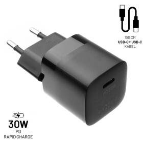 Nabíjačka do siete FIXED Mini 1x USB-C PD 30W + USB-C kábel 1m čierna

 obrázok produktu 1 z 4