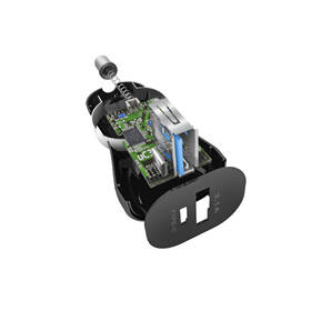 Adaptér do auta SBS USB-A/USB-C, 10 W, 2,1 A/3,1 A čierna

 obrázok produktu 1 z 2